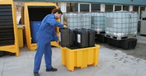 Single IBC Bunded Container